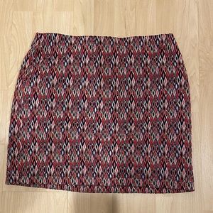 S by Serena patterned mini skirt